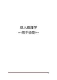 成人看護学 ～周手術期・急性期　麻酔、手術による身体反応、合併症など含めた関連図（評価A）付き～　実習前学習レポート